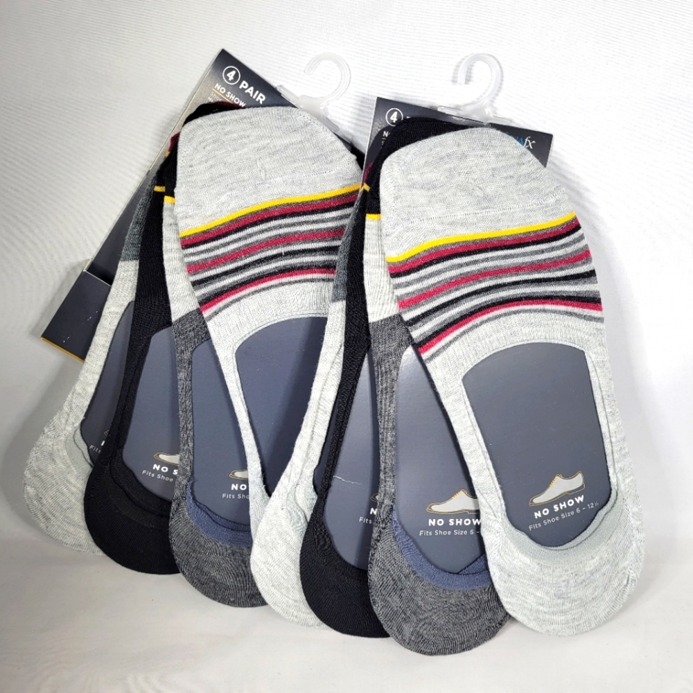 BOGO SALE! 8-pair GOLD TOE Men's No Show Socks